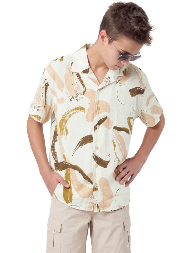 Boys Printed Resort Shirt